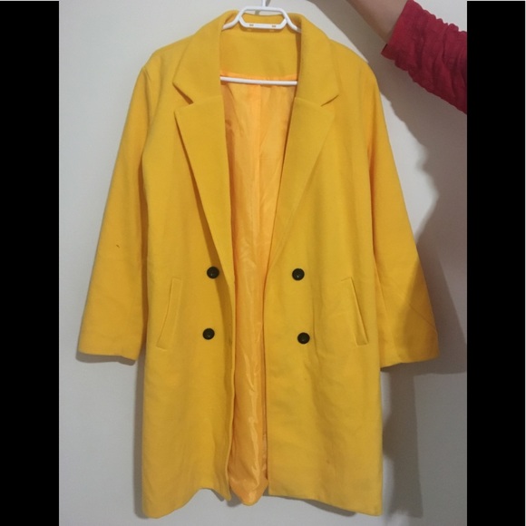 Yellow Long Coat - Picture 2 of 6